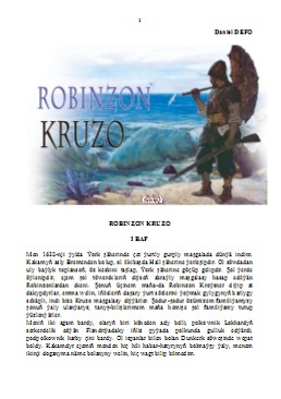 Robinzon Kruzo (Roman)